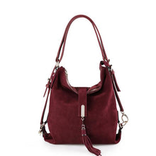 Load image into Gallery viewer, Real Split Suede Leather Shoulder Bag