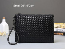 Load image into Gallery viewer, PU Leather Knitting Design Clutch