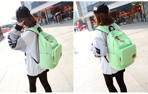 Feminine Canvas Backpack