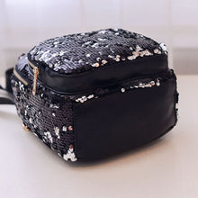 Load image into Gallery viewer, PU Leather Sequins Backpack