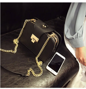 Chain Strap Flap Designer Shoulder Bag