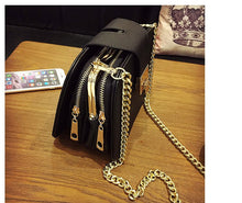 Load image into Gallery viewer, Chain Strap Flap Designer Shoulder Bag