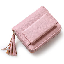 Load image into Gallery viewer, Short Tassel Ladies Mini Card Holder Wallet