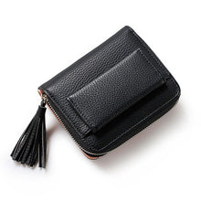 Load image into Gallery viewer, Short Tassel Ladies Mini Card Holder Wallet