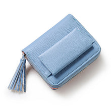 Load image into Gallery viewer, Short Tassel Ladies Mini Card Holder Wallet