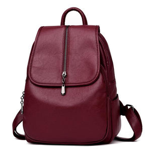 High Quality Leather Vintage Backpack