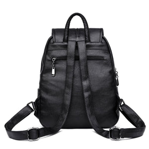 High Quality Leather Vintage Backpack