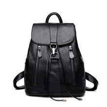 Load image into Gallery viewer, High Quality Leather Female Backpack