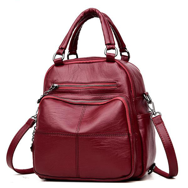High Quality Woman's Leather Backpack