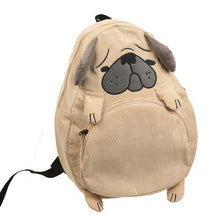 Load image into Gallery viewer, Dog Ear Embroidery Canvas Backpack