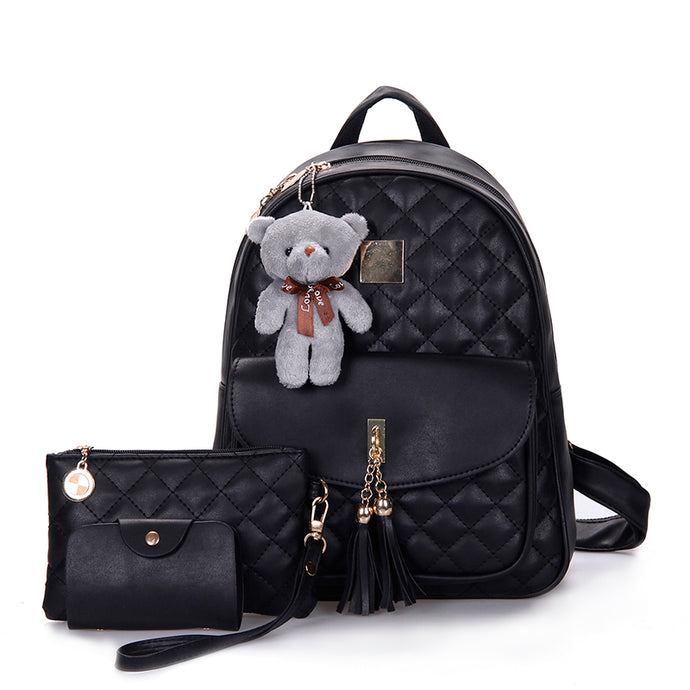Bear Backpack For Girls (3 Pcs)