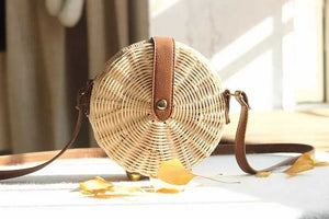 Bohemian Bali Rattan Beach Straw Bag