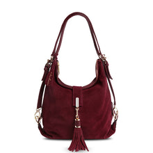 Load image into Gallery viewer, Real Split Suede Leather Shoulder Bag