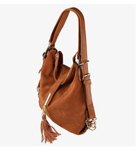 Load image into Gallery viewer, Real Split Suede Leather Shoulder Bag