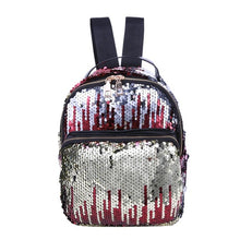 Load image into Gallery viewer, PU Leather Sequins Backpack