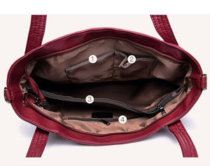 High Quality Vegan Leather Shoulder Bag